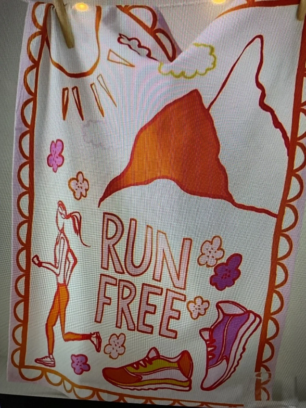 Running Free Hobby Tea Towel